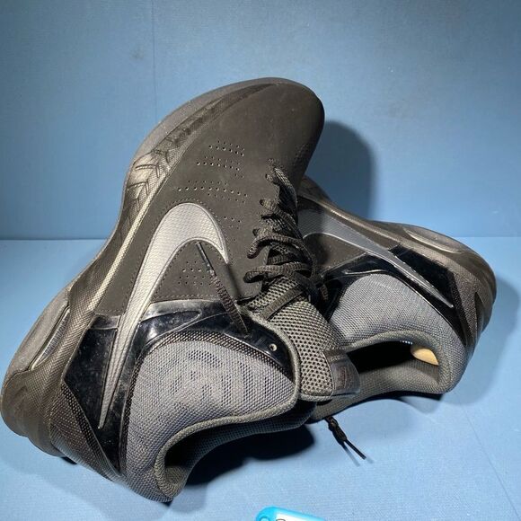 Nike Air Visi Pro VI Basketball Shoes 749168-003 Black Suede Sz 11 - Picture 1 of 8